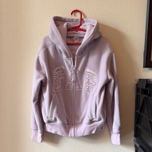 GAP Kids Lavender Zip-Up Hoodie